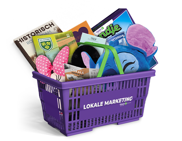 Programme de marketing local proposant des récompenses telles que des cadeaux, des sorties et des produits ajoutés au panier d'achat, proposé par Touch Incentive